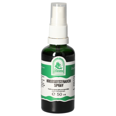 Sie sehen eine Packung KREOSOTSTRAUCH SPRAY 50 ML, Produktbild: 01 KREOSOTSTRAUCH SPRAY 50 ML, A-Nr.: 5832248 - 01