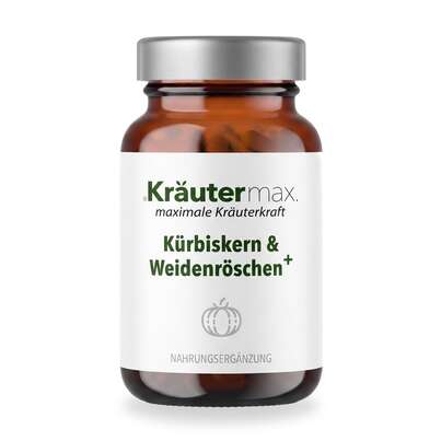 Sie sehen eine Packung Kürbiskern plus Kapseln 60 Stück, Produktbild: 01 Kürbiskern plus Kapseln 60 Stück, A-Nr.: 3466609 - 01