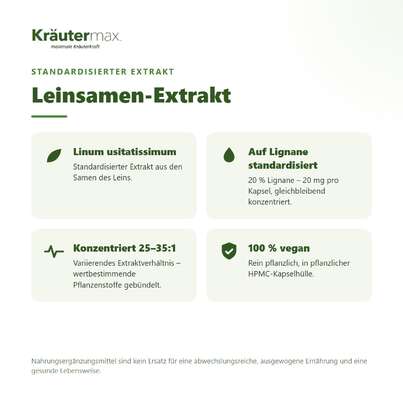 Sie sehen eine Packung Leinsamen Kapseln 90 Stück, Produktbild: 02 Leinsamen Kapseln 90 Stück, A-Nr.: 5083309 - 02