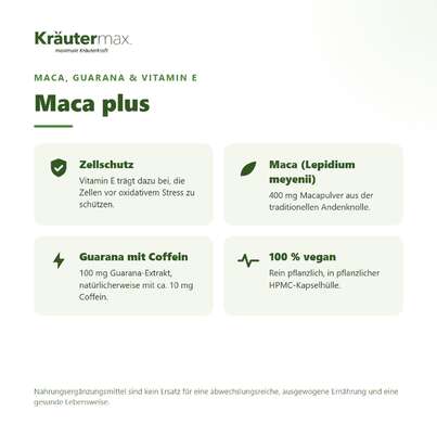 Maca Kapseln 60 Stück, A-Nr.: 5679114 - 02