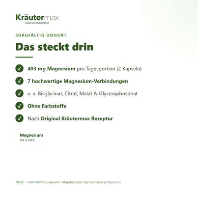 Sie sehen eine Packung Magnesium 7 Komplex Kapseln 60 Stk., Produktbild: 03 Magnesium 7 Komplex Kapseln 60 Stk., A-Nr.: 6027661 - 03