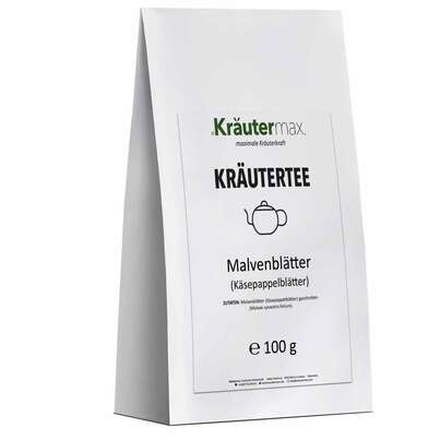 Sie sehen eine Packung Käsepappel Tee 100 g, Produktbild: 01 Käsepappel Tee 100 g, A-Nr.: 4608649 - 01