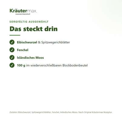 Sie sehen eine Packung Kräutertee Mischung Mösenbacher 100 g, Produktbild: 03 Kräutertee Mischung Mösenbacher 100 g, A-Nr.: 4609057 - 03