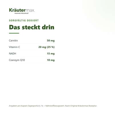 NADH 15 mg Kapseln 60 Stück, A-Nr.: 5942126 - 03