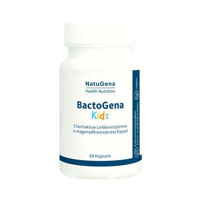 Sie sehen eine Packung NatuGena BactoGena Kids, Produktbild: 01 NatuGena BactoGena Kids, A-Nr.: 6157814 - 01