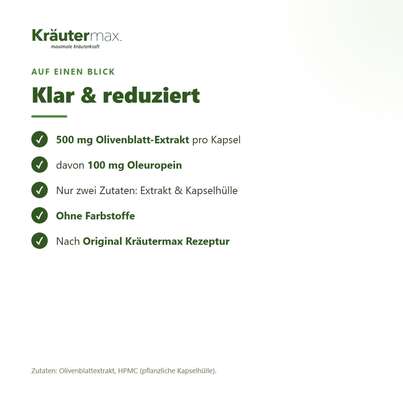 Olivenblatt Extrakt Kapseln 60 Stück, A-Nr.: 5858874 - 03