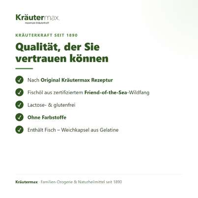 Omega 3 1000 mg Fischöl Kapseln 80 Stück, A-Nr.: 4434066 - 05