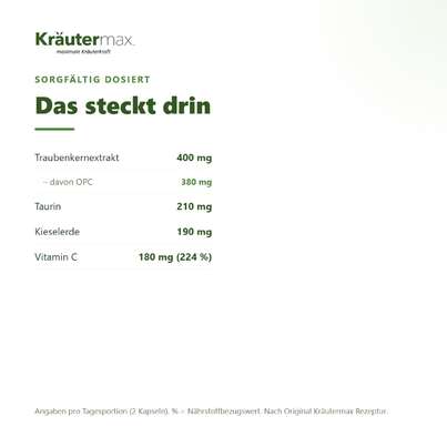 OPC und Vitamin C Kapseln 90 Stück, A-Nr.: 5679166 - 03