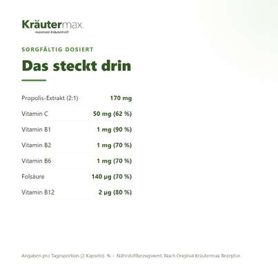 Propolis Kapseln 60 Stück, A-Nr.: 4318377 - 03