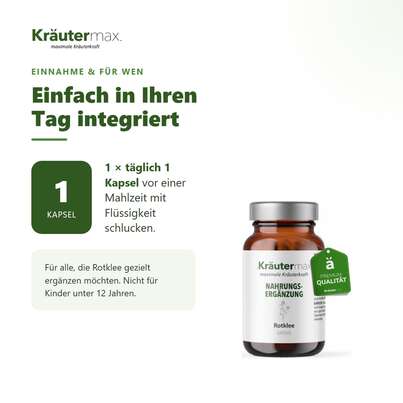 Rotklee Kapseln 60 Stück, A-Nr.: 4731717 - 04