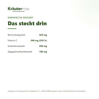 Sägepalme plus Kapseln 60 Stück, A-Nr.: 4318383 - 03
