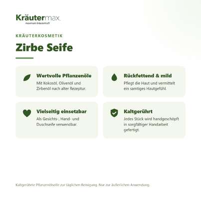 Zirbe Seife 100 g, A-Nr.: 4760280 - 02