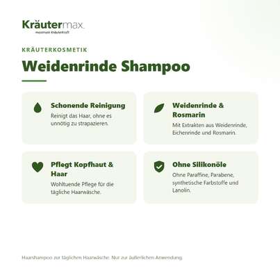 Weidenrinde Shampoo 250 ml, A-Nr.: 4319425 - 02