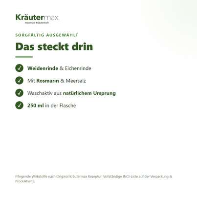 Weidenrinde Shampoo 250 ml, A-Nr.: 4319425 - 03