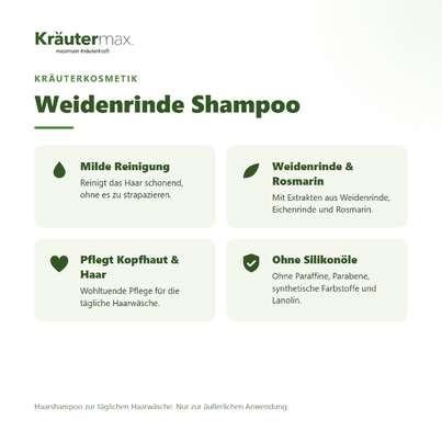 Weidenrinde Shampoo 1000 ml, A-Nr.: 4832766 - 02