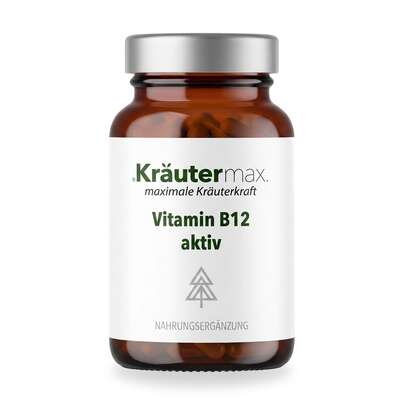 Sie sehen eine Packung Vitamin B12 aktiv Methylcobalamin Kapseln 100 Stück, Produktbild: 01 Vitamin B12 aktiv Methylcobalamin Kapseln 100 Stück, A-Nr.: 6130040 - 01