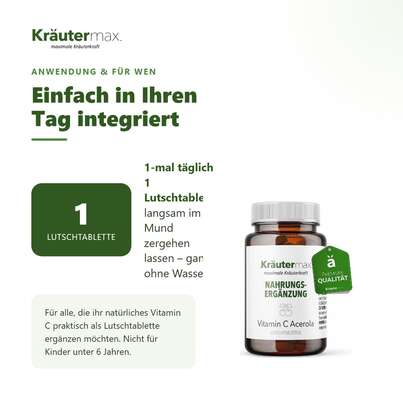 Vitamin C Acerola Lutschtabletten 150 Stück, A-Nr.: 4434020 - 04
