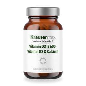 Vitamin D3 600 IE K2 Calcium Kapseln 60 Stück, A-Nr.: 5746483 - 01