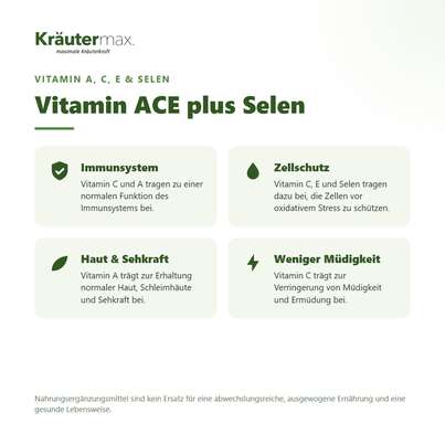 Vitamin ACE &amp; Selen Kapseln 60 Stück, A-Nr.: 5921561 - 02