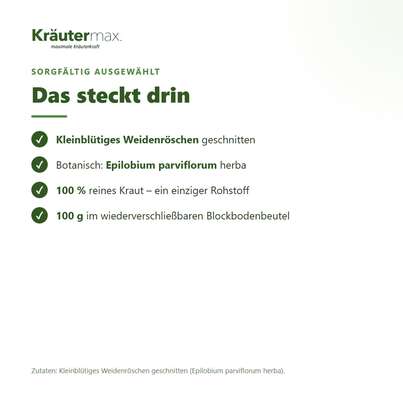 Weidenröschen Tee 100 g, A-Nr.: 4317426 - 03