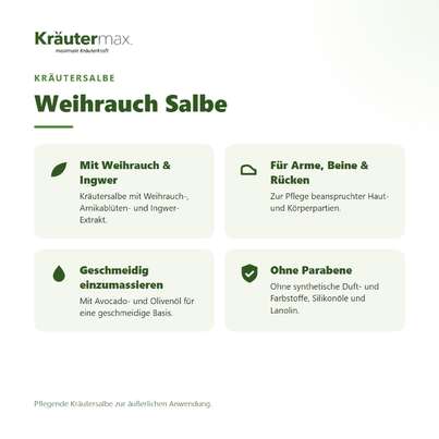Weihrauch Salbe 100 ml, A-Nr.: 5138921 - 02