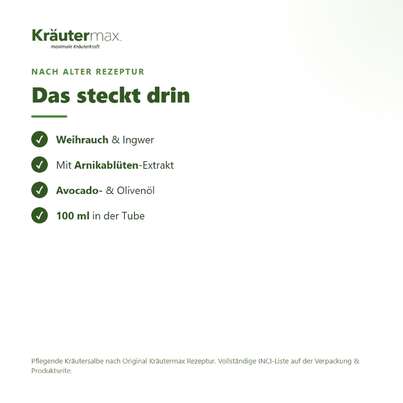 Weihrauch Salbe 100 ml, A-Nr.: 5138921 - 03