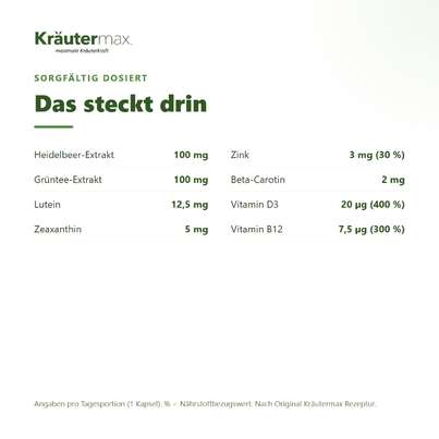 Zeaxanthin &amp; Lutein+ Kapseln 60 Stück, A-Nr.: 5942178 - 03