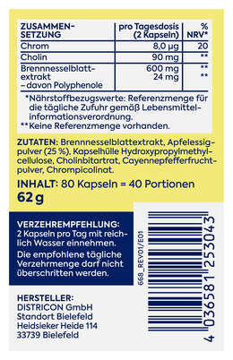 Zirkulin Apfelessig+Brennessel KPS 80ST, A-Nr.: 6142244 - 02