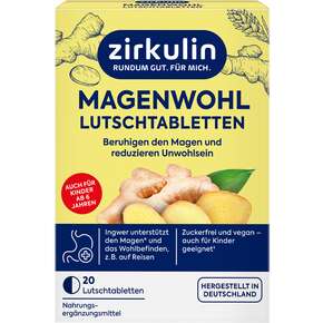 ZIRKULIN Magenwohl-Lutschtabletten 20ST, A-Nr.: 6142190 - 01