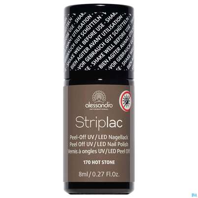 Sie sehen eine Packung Alessandro Striplac 170 Hot Stone 8ml, Produktbild: 01 Alessandro Striplac 170 Hot Stone 8ml, A-Nr.: 4626251 - 01