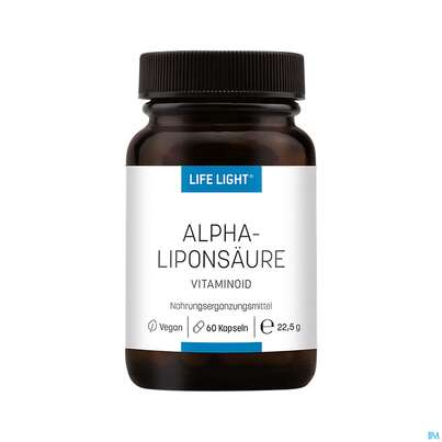 Sie sehen eine Packung Alphalipon-saeure Kapseln Life Light 60st, Produktbild: 01 Alphalipon-saeure Kapseln Life Light 60st, A-Nr.: 3129869 - 01