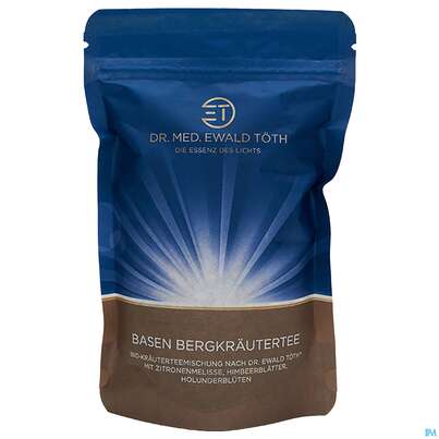 Sie sehen eine Packung Basen Tee Bergkraeuter Bio Dr.toeth 50g, Produktbild: 02 Basen Tee Bergkraeuter Bio Dr.toeth 50g, A-Nr.: 3797720 - 02
