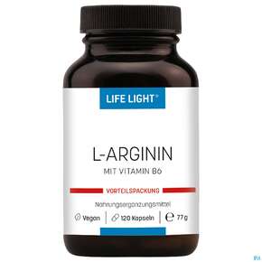 L-arginin Kapseln 500mg Life Light 120st, A-Nr.: 3134830 - 01
