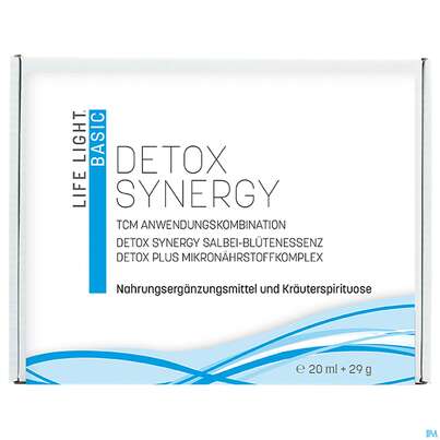 Life Light Detox Synergy Kombipackung Salbei Destillat 20ml +detox Plus 60 Kapseln 1st, A-Nr.: 3945563 - 02