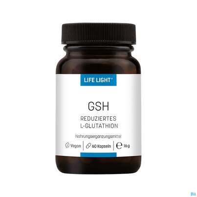 Sie sehen eine Packung Life Light Kapseln Gsh Red.l-glutathion 60st, Produktbild: 02 Life Light Kapseln Gsh Red.l-glutathion 60st, A-Nr.: 4037862 - 02