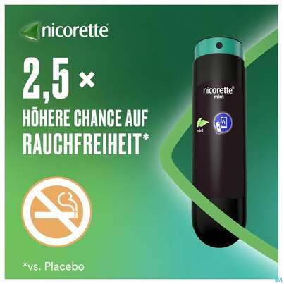 Nicorette Spray 1mg/spruehstoss Z.anw.i.d.mundhoehle lösung Mint 2st, A-Nr.: 3916142 - 04