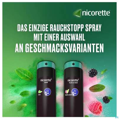 Nicorette Spray 1mg/spruehstoss Z.anw.i.d.mundhoehle lösung Mint 2st, A-Nr.: 3916142 - 06