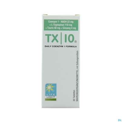 Sie sehen eine Packung Tx 10 Lutschpastillen Entspannt Die Nerven 22mg Nadh +tryptophan 30st, Produktbild: 01 Tx 10 Lutschpastillen Entspannt Die Nerven 22mg Nadh +tryptophan 30st, A-Nr.: 3828998 - 01