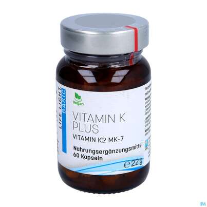 Vitamin K Kapseln Plus Life Light 60st, A-Nr.: 4288245 - 03