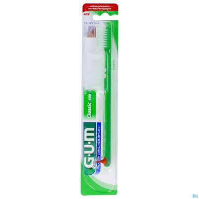 Zahnbuersten Gum Classic Kompakt Weich +gummikegel 409 1st, A-Nr.: 3115525 - 01
