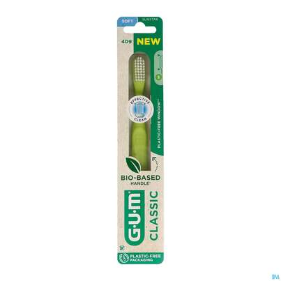 Zahnbuersten Gum Classic Kompakt Weich +gummikegel 409 1st, A-Nr.: 3115525 - 08