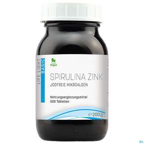 Zink Tabl Spirulina 500st, A-Nr.: 2598131 - 01