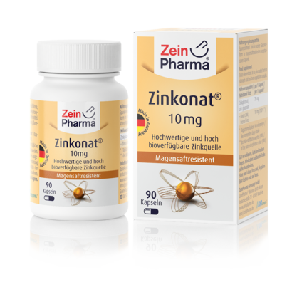 Zeinpharma Zink Zinkonat 10 mg Kapseln, A-Nr.: 4358460 - 02