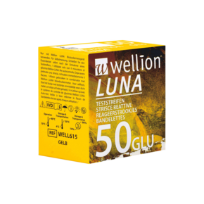 Wellion LUNA Teststreifen GLU - für Blutzuckermessung, A-Nr.: 4041059 - 01