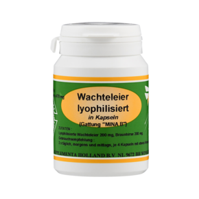 Supplementa Wachteleier, lyophilisiert Kapseln, A-Nr.: 5396190 - 01