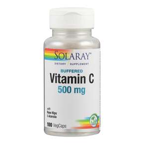 Supplementa Vitamin C 500 mg mit Hagebutte &amp;amp; Acerola, gepuffert Kapseln, A-Nr.: 5574912 - 01