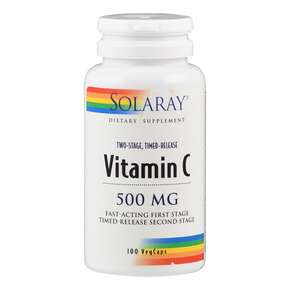 Supplementa Vitamin C 500 mg mit Hagebutte &amp;amp; Acerola, verz. Abgabe Kapseln, A-Nr.: 5574881 - 01