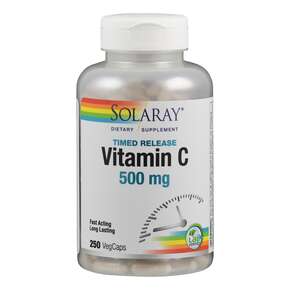 Supplementa Vitamin C 500 mg mit Hagebutte &amp;amp; Acerola, verz. Abgabe Kapseln, A-Nr.: 5574898 - 01