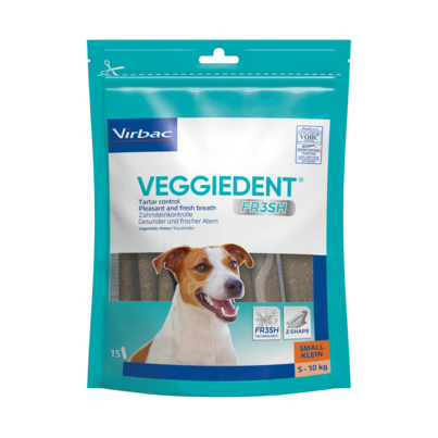 Veggiedent Fr3sh S - Kaustreifen für Hunde von 5 bis 10 kg Körpergewicht, A-Nr.: 4877668 - 01