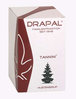 DRAPAL® Tannini Hustensirup Glas mit Faltschachtel, A-Nr.: 0612306 - 01